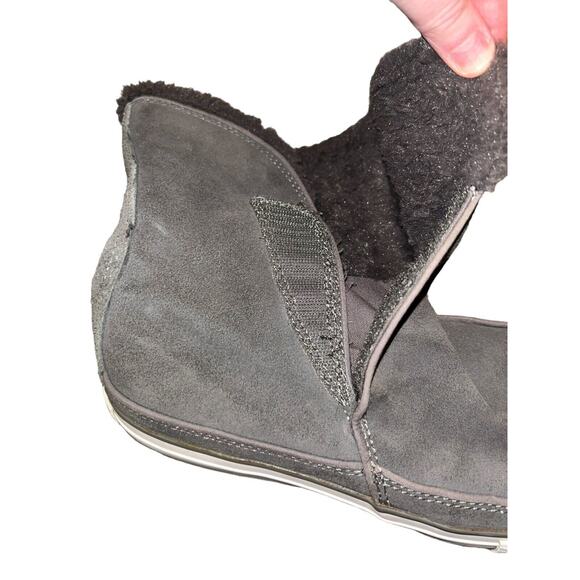 Converse‎ Dark Gray Suede Women's 8 EU39 Folding Boots EUC- RARE- Foldable - Picture 14 of 16